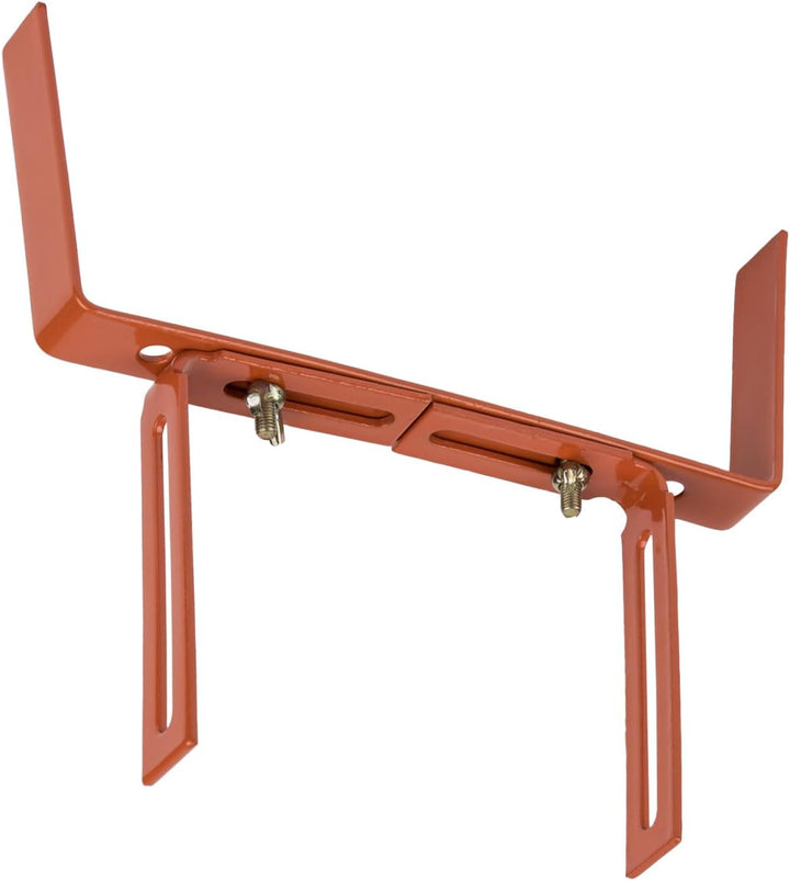 BigDean 8 Stück Blumenkastenhalter terrakotta Standard H-Form Kasten Halter Balkonkastenhalter Terra