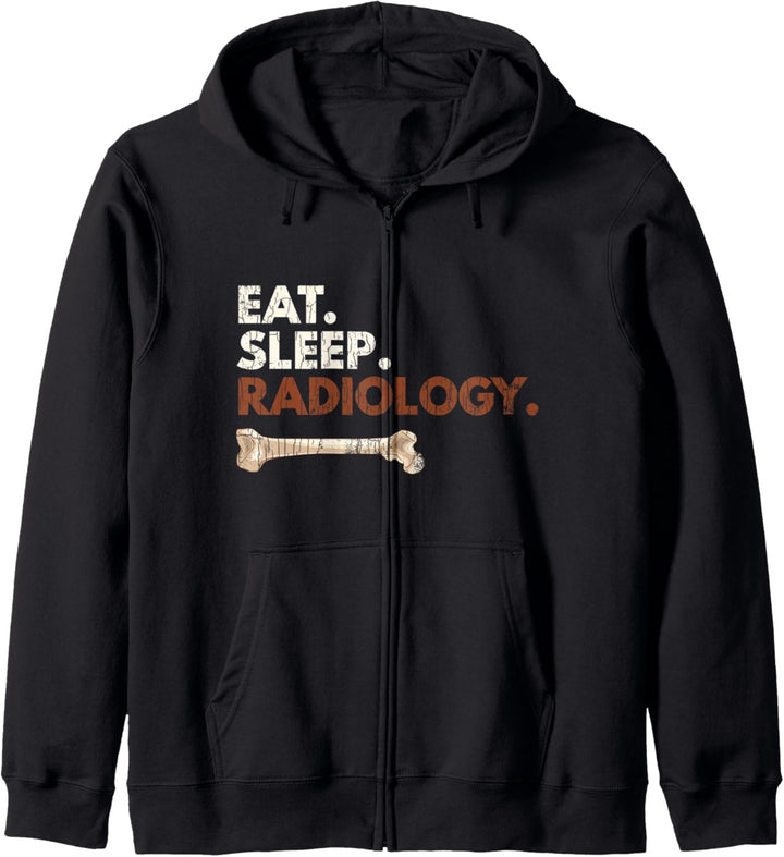 Radiologe Lustig Essen Schlafen Radiologie Grafik Kapuzenjacke