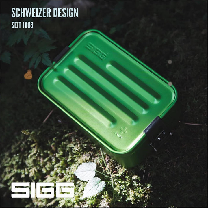 SIGG - Alu Lunchbox Plus - Brotdose Mit Unterteilung - Preisgekrönt - Spülmaschinenfest &amp; Mikrowelle