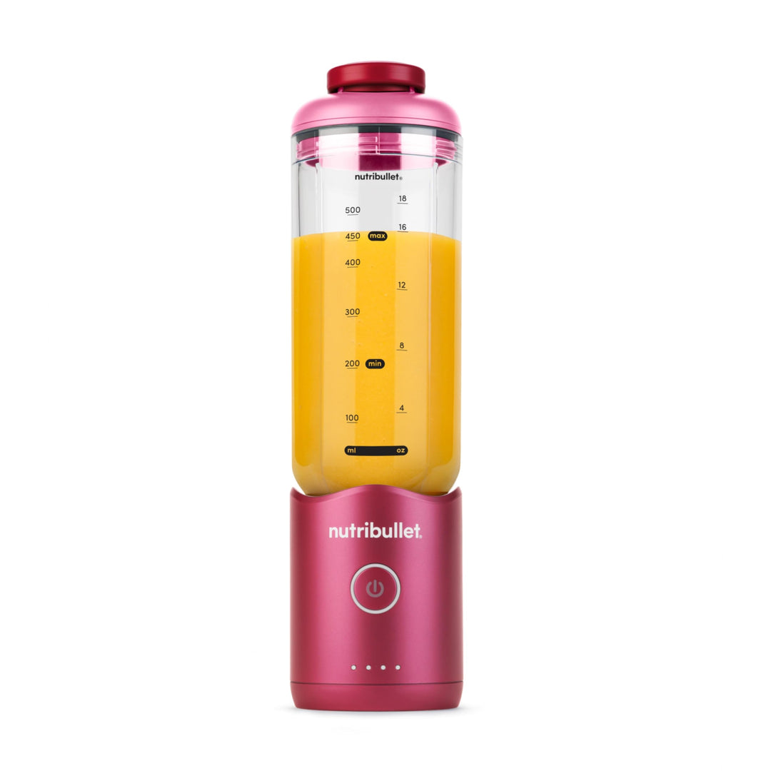 nutribullet Flex 650ml - tragbarer Smoothie-Mixer mit Trinkdeckel, zerkleinert Eis und gefrorene Frü