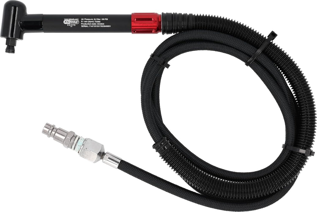 KS Tools 515.3179 Druckluft-Stiftschleifer, 110° abgewinkelt