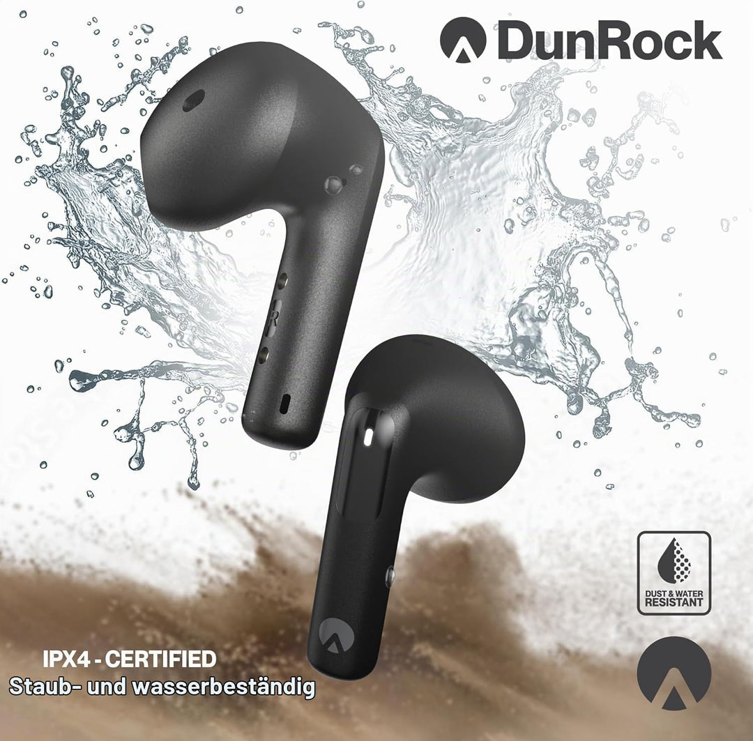 Semi In-Ear Kopfhörer Bluetooth 5.4 – Kabellose Ohrhörer mit Hybrid-ANC, Multipoint, App-Steuerung,