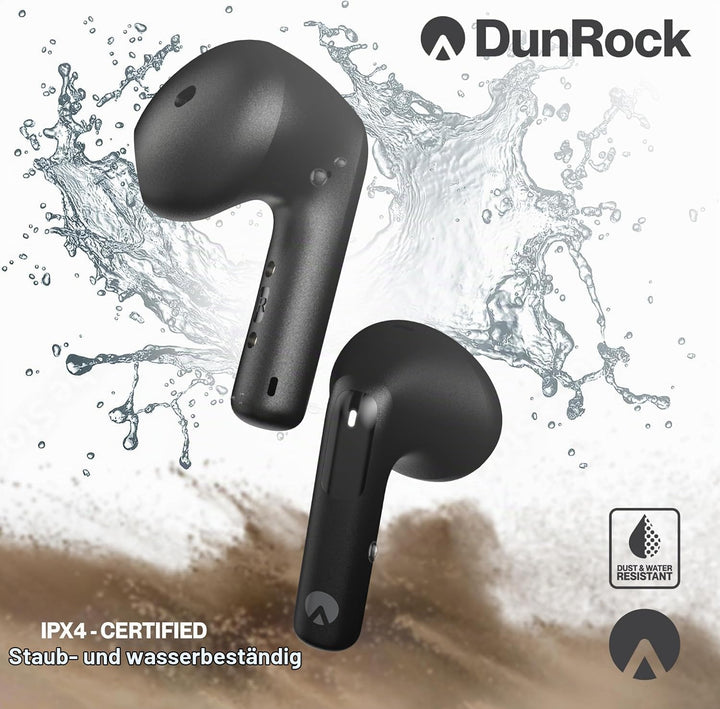 Semi In-Ear Kopfhörer Bluetooth 5.4 – Kabellose Ohrhörer mit Hybrid-ANC, Multipoint, App-Steuerung,