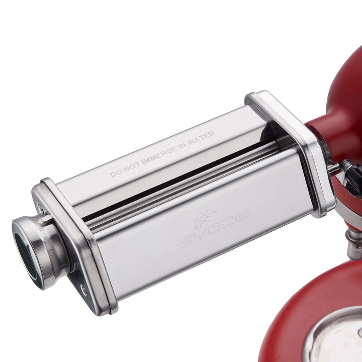 GVODE Edelstahl Nudelaufsatz für Kitchenaid Küchenmaschine, Nudelvorsatz für KitchenAid pasta aufsat
