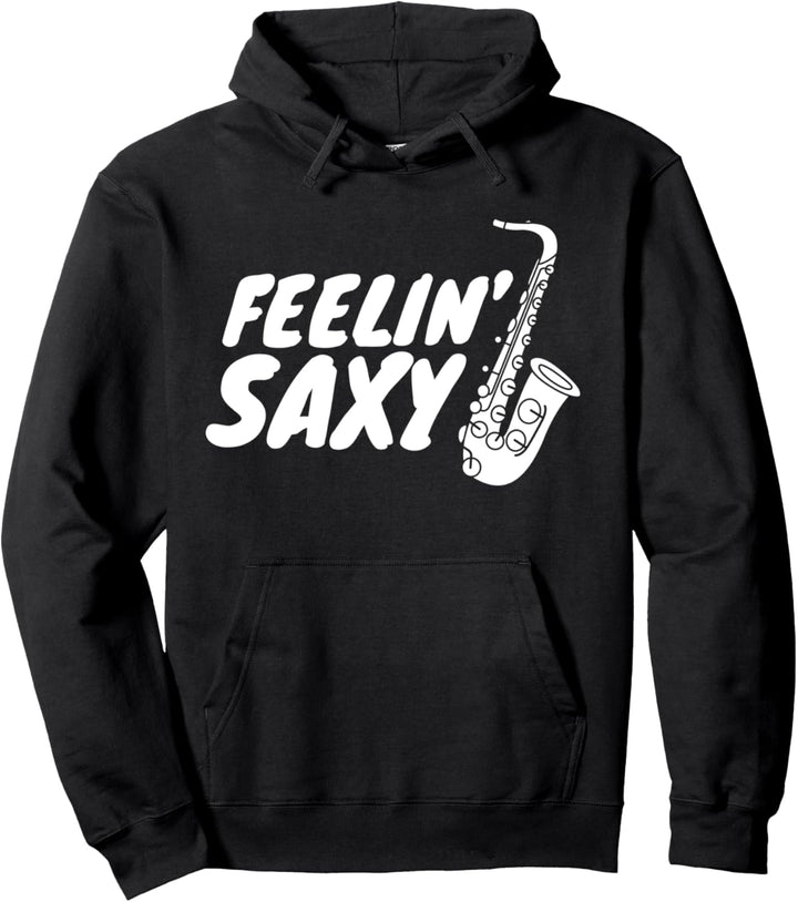 Saxophonist Saxofon-Spieler Saxy Saxophon Pullover Hoodie