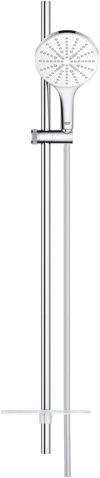 GROHE Rainshower 150 SmartActive | Brausestangenset 3 Strahlarten | Moon White | 26594LS0 Brausestan