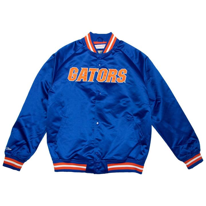 Mitchell & Ness NCAA Lightweight Satin Jacket M Florida, Blau, M Florida, Blau