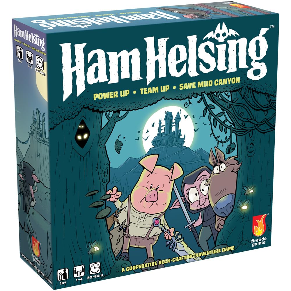 Fireside Games | Ham Helsing | Kooperatives Deck Crafting Abenteuer Mit Transparenten Upgrades Schur