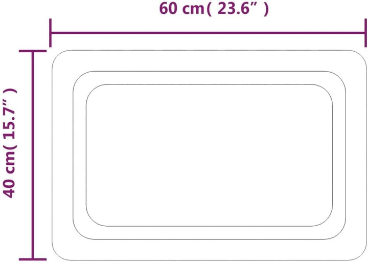 vidaXL LED Badspiegel Beleuchtung Wandspiegel Lichtspiegel Badezimmerspiegel Bad Spiegel Badezimmer