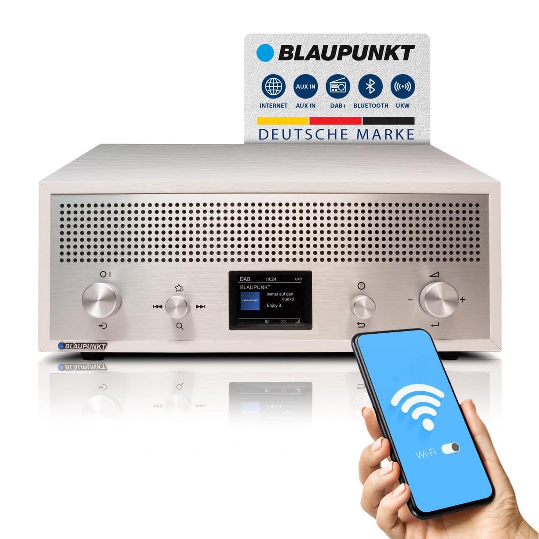 BLAUPUNKT Verona RXD 190 DAB+ mit AUX IN und Bluetooth - 15 Watt RMS Radio mit LC-Farbdisplay, Radio
