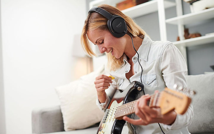 Roland RH-5 Monitoring-Kopfhörer zum täglichen Produzieren und Musikhören Single, Single