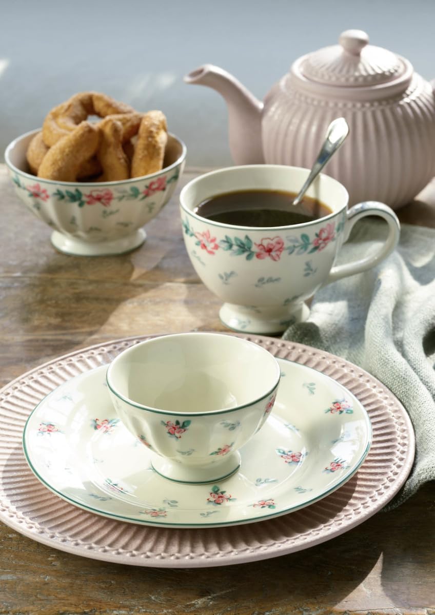 GreenGate Plätzchenteller Alice Vintage Rose Rosa Everyday Geschirr Kuchenteller