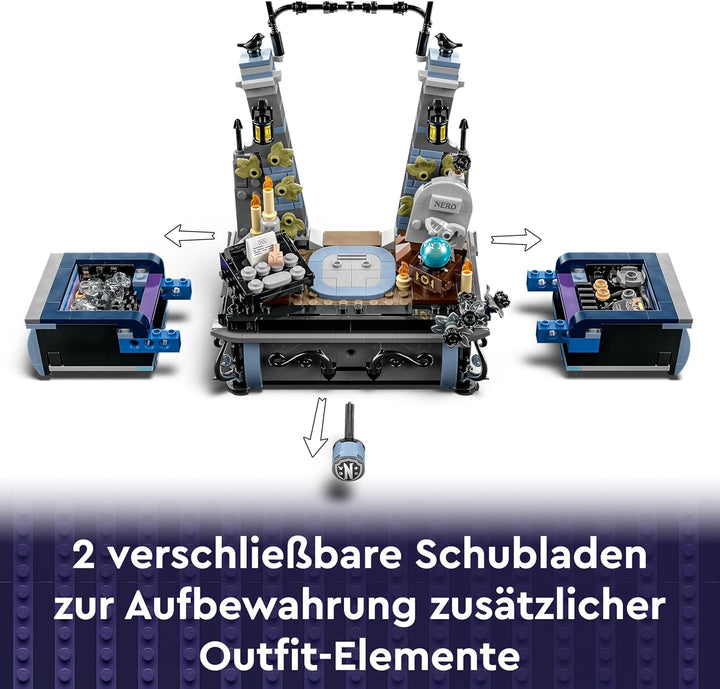 LEGO Wednesday: Wednesday Addams Baufigur, Set zum Sammeln für Kinder, Spielzeug zum Umbauen mit Ele