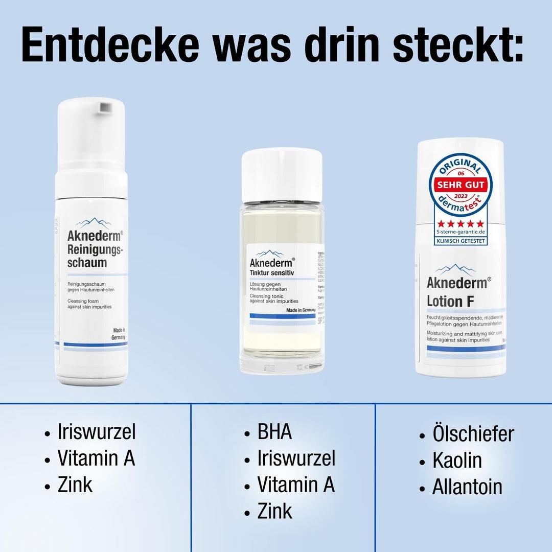 AKNEDERM Daily Cosmetic Set for sensitive skin, 230