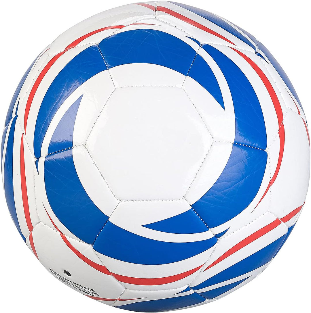 Speeron Freizeitball: 2er-Set Trainings-Fussbälle aus Kunstleder, 22 cm Ø, Grösse 5, 440 g (Ball, Ki