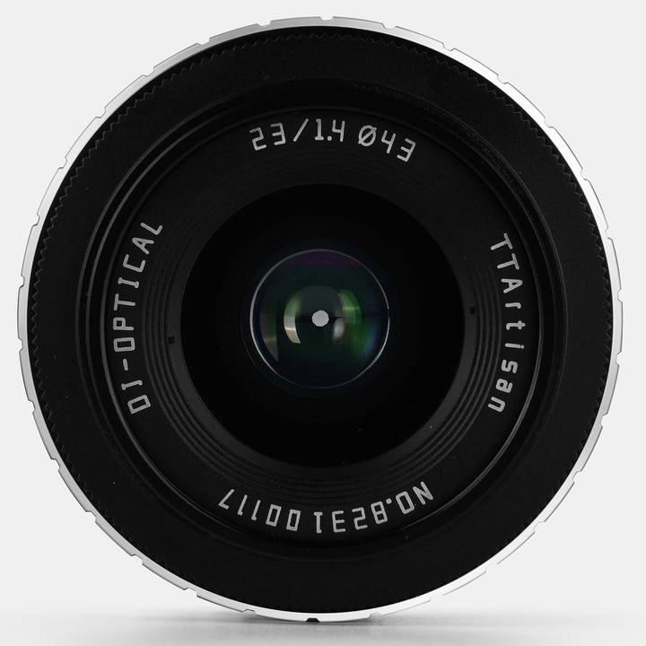 TT Artisan 23mm F/1.4 APS-C Objektiv Anschluss Fuji X Mount Silver manuelles Weitwinkelobjektiv für