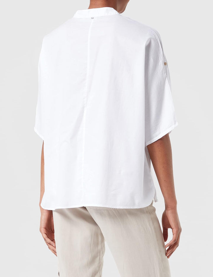 Camel Active Womenswear Damen Bluse 309821/7s65 XS Broken White, XS Broken White