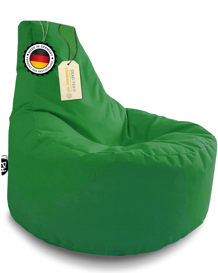 PATCH HOME Gamer Sessel mit Reissverschluss Lounge Kissen Sitzsack Sitzkissen Bean Bag In & Outdoor