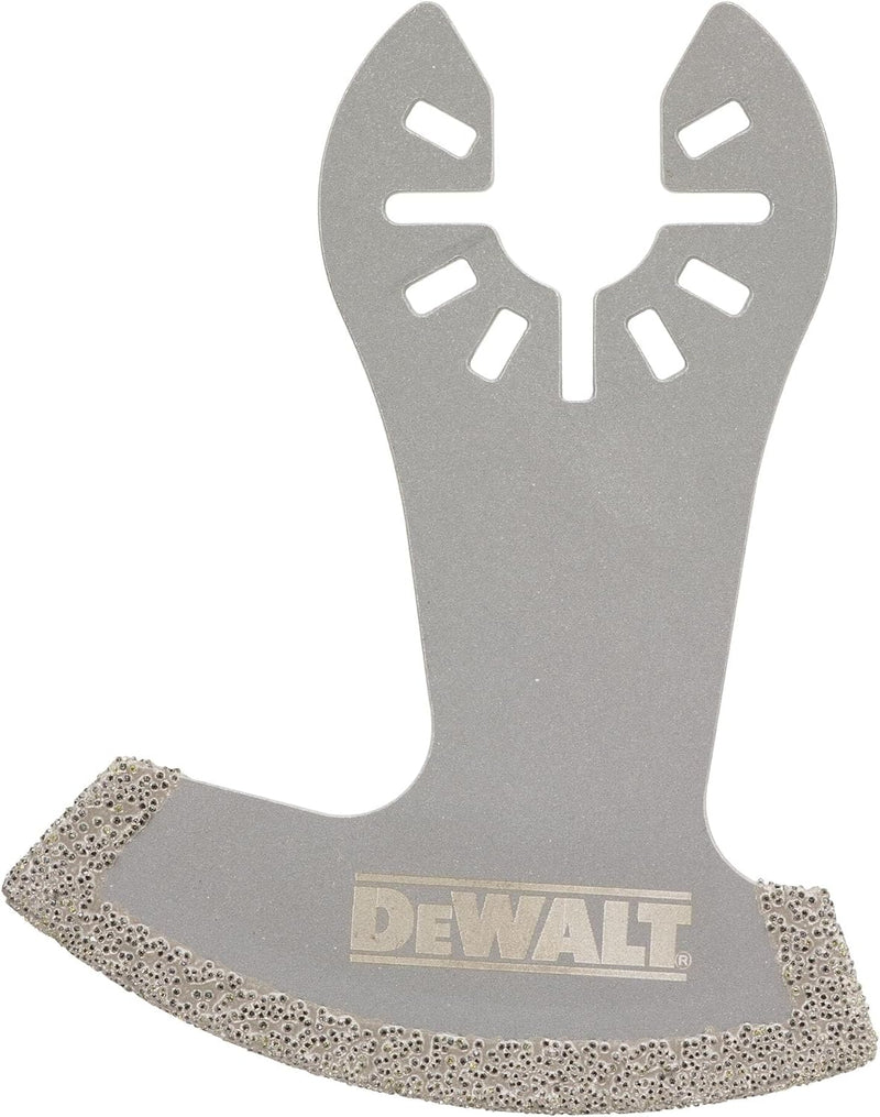 DeWalt Diamant Sägeblatt (75 x 60 mm, Schnittbreite 2,4 mm, Multitool-Zubehör- zum Auffräsen von Fli