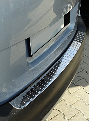 RECAMBO Ladekantenschutz Edelstahl kompatibel für Skoda Yeti hinten 2009-2013 - Hochglanz poliert, C
