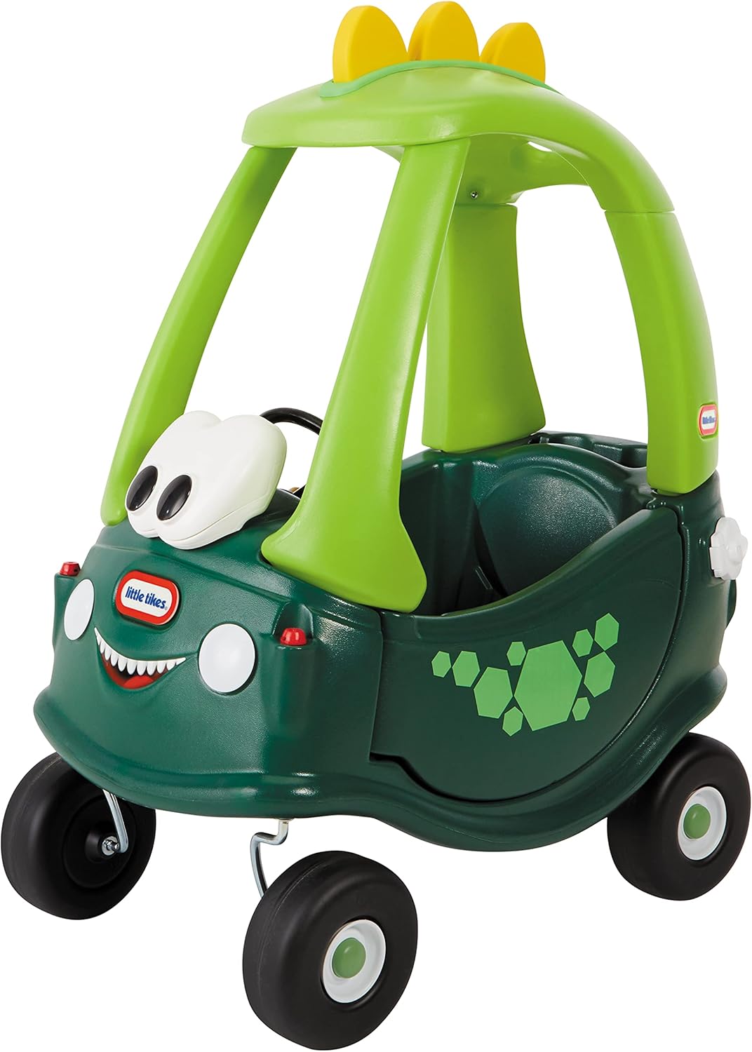 Little Tikes Cozy Coupé Dino - Rutschfahrzeug Kleinkinder - Mit Tür, entfernbarer Bodenplatte und Hu