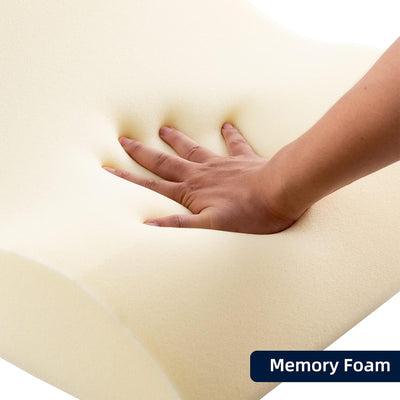 NOFFA Lesekissen für Bett und Sofa - Memory Schaum Keilkissen - Ergonomisches Rückenlehne Kopfkissen