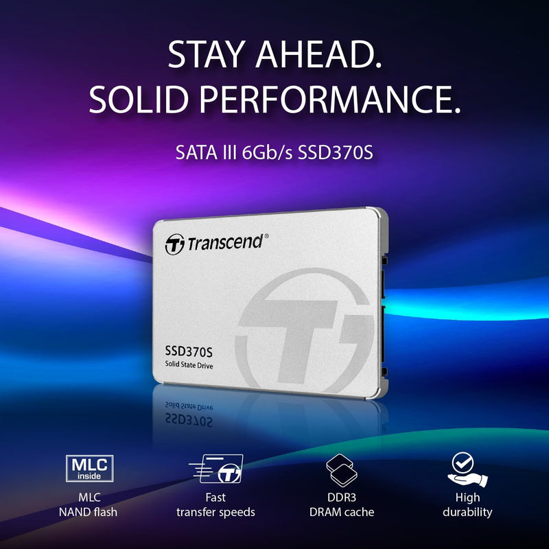 Transcend Highspeed 128GB interne 2.5” SSD (≠HDD) SATA III 6Gb/s, robust und schnell, für Aufrüstung