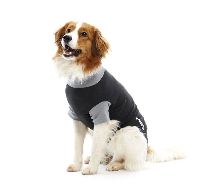 Buster Classic Body für Hunde, Grösse S, Schwarz/Grau