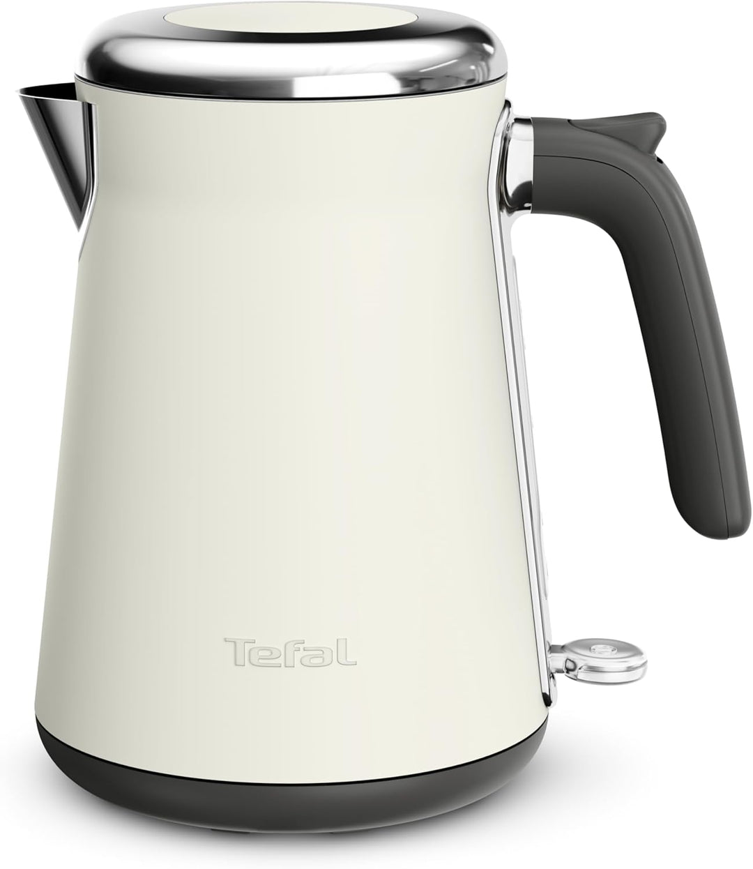 Tefal Collection Edelstahlwasserkocher im Retrostil, 1,7 l Fassungsvermögen, 2400 W, Einhändiges Öff