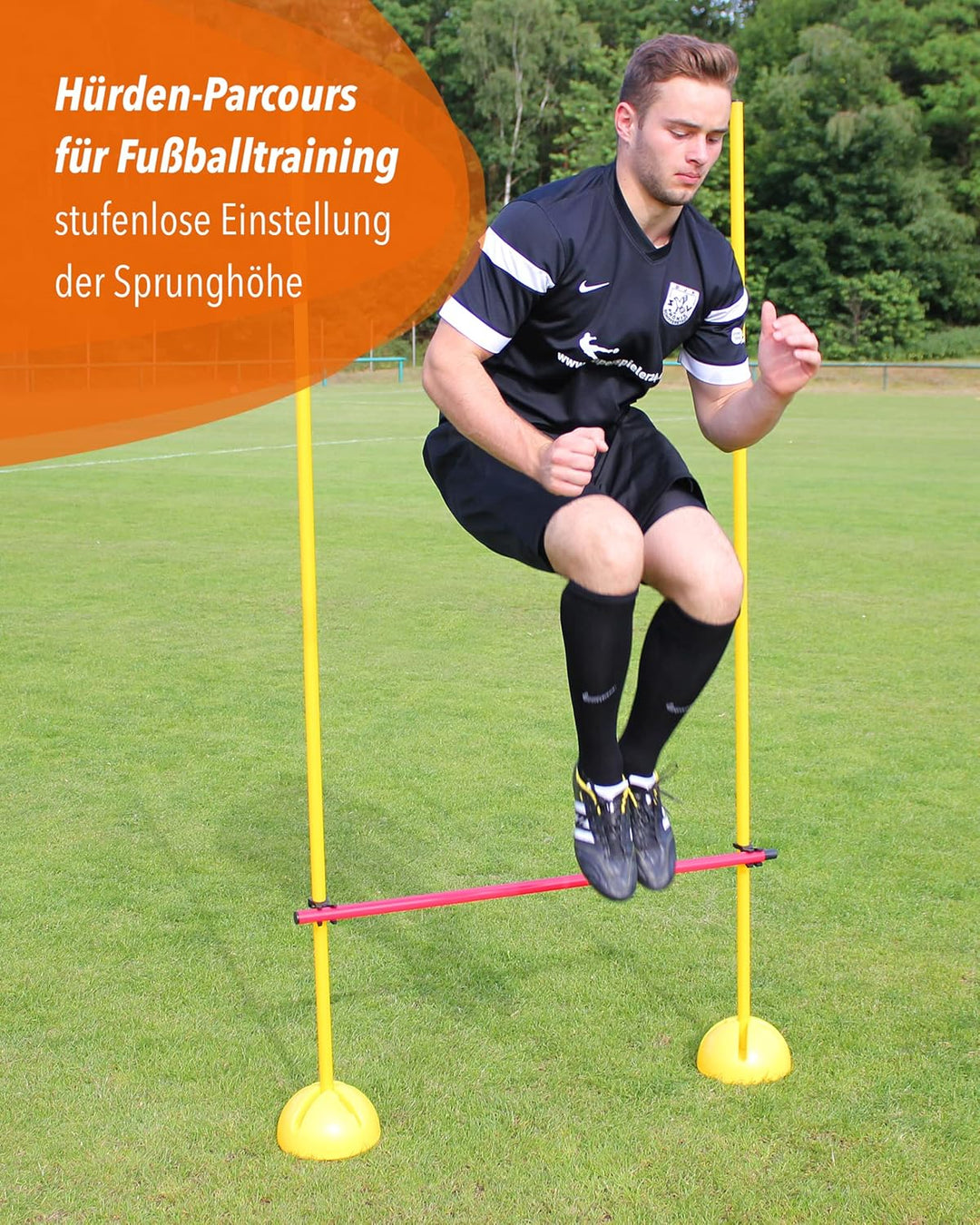 4 x X-Fuss (Bunt), Bunt
