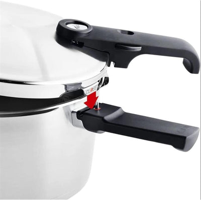 Fissler Vitavit Premium / Schnellkochtopf (6 L, Ø 22 cm) Edelstahl-Dampfkochtopf,4-Garstufen, inkl.