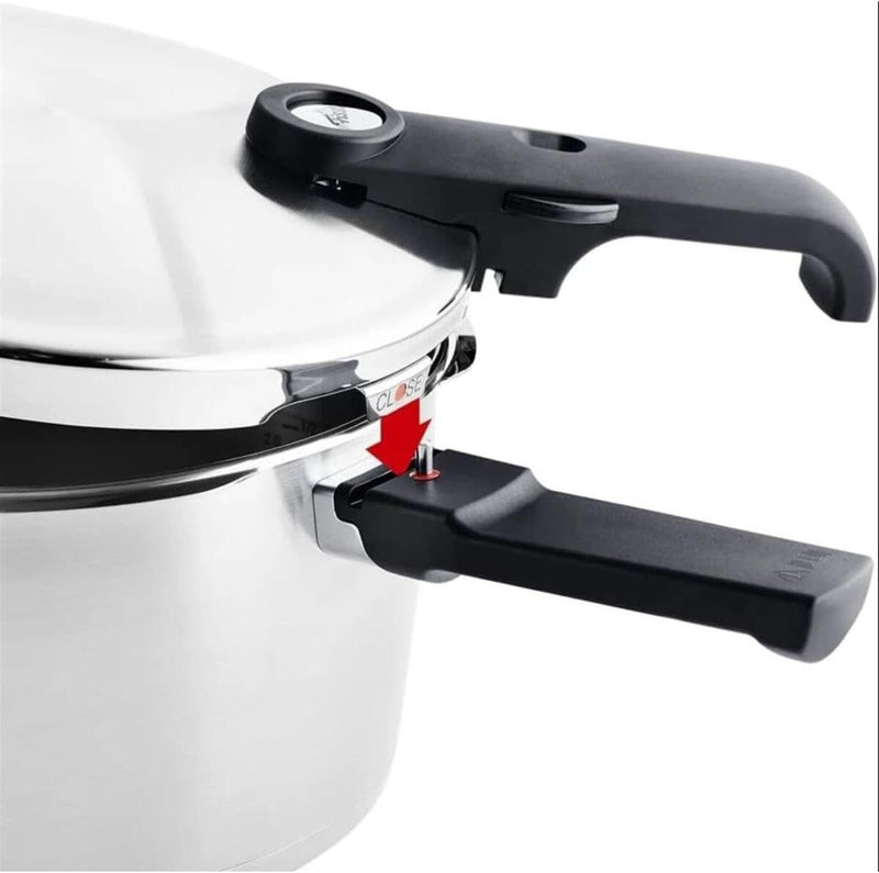 Fissler Vitavit Premium / Schnellkochtopf (6 L, Ø 22 cm) Edelstahl-Dampfkochtopf,4-Garstufen, inkl.
