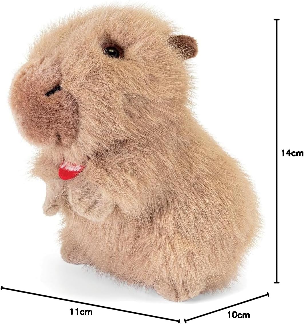 Trudi Trudino Capibara Plüsch, Geschenkidee | 10x14x11zm Grösse XS | Trudini | Modell 52246, Trudino