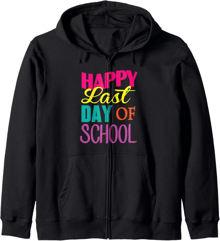 Happy Last Day Of School Summer Time Kapuzenjacke