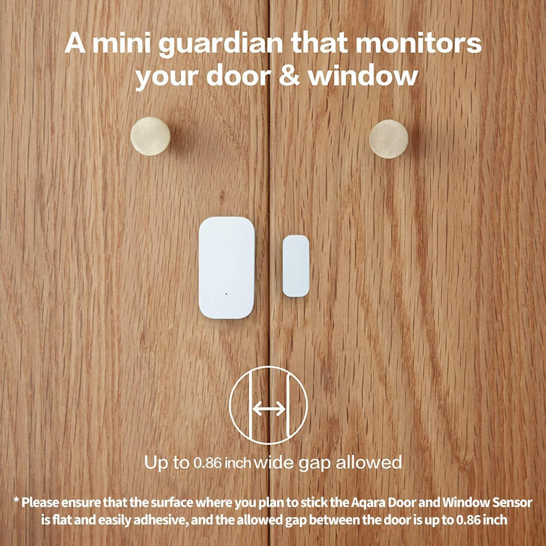 Aqara Tür- und Fenstersensor 3er Pack, Erfordert Aqara Hub, Zigbee-Verbindung, Drahtloser Detektor f