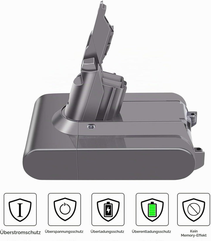 ARyee 4600mAh V7 Akku Kompatibel mit Dyson V7 Series, V7 Trigger, V7 Animal, V7 Fluffy, V7
