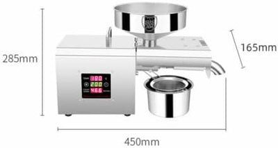 Edelstahl ÖLpresse ÖLmüHle Expeller Extraktion Maschine ÖL Automatische OIL Press Automatischer Masc