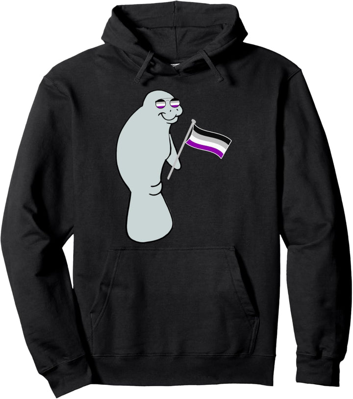 Asexuelles Seehund, Asexualität, Aromantisch, Gemeinschaftsflagge, LGBT Pride Pullover Hoodie