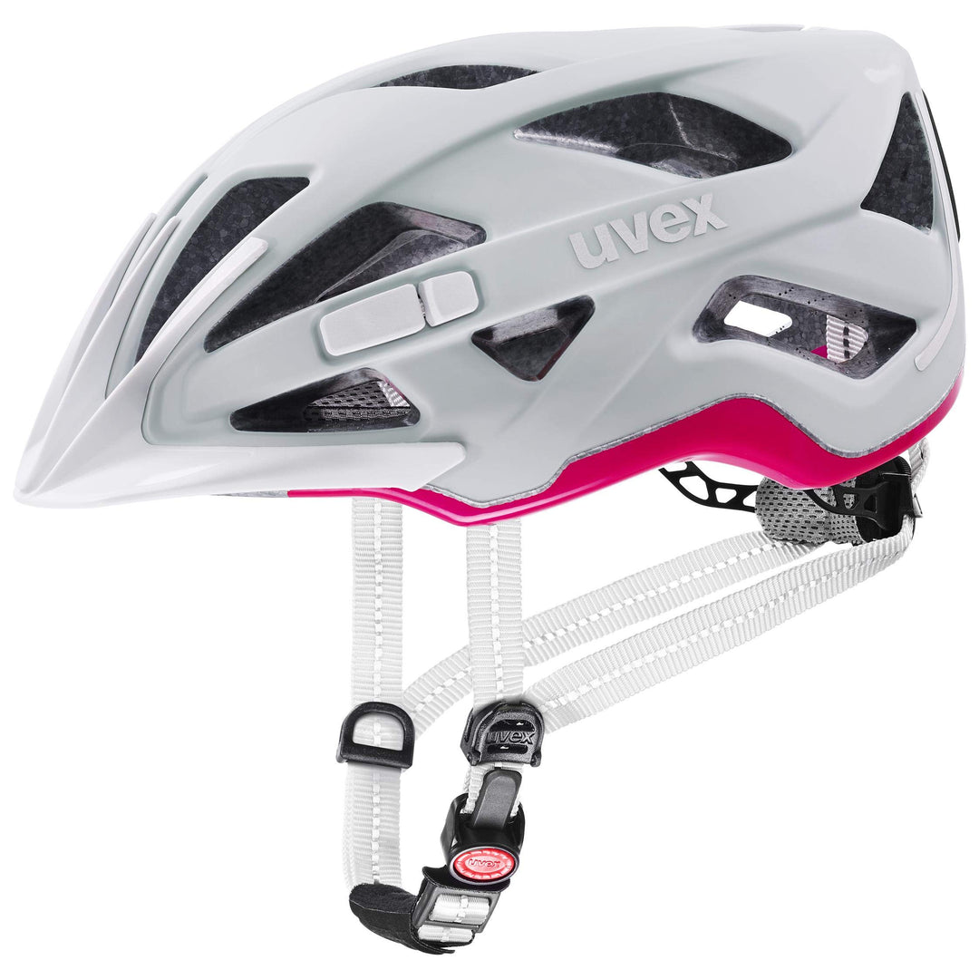 uvex Unisex City Active Fahrradhelm Neon Pink 56-60 cm, Neon Pink 56-60 cm
