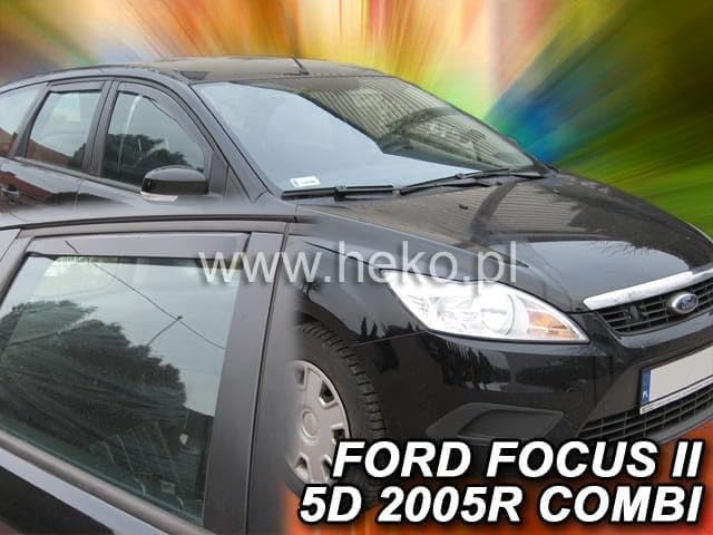 Heko Towequipe HEKO-15227 Windabweiser für Ford Focus 2005-2010, Fünftürer-Kombiwagen, 4 Stück