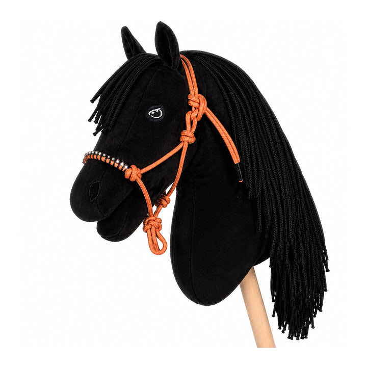 Brama West Hobby Horse Set Magic Star Steckenpferd Bobby + Knotenhalfter mit Strasssteinen | Hobby H