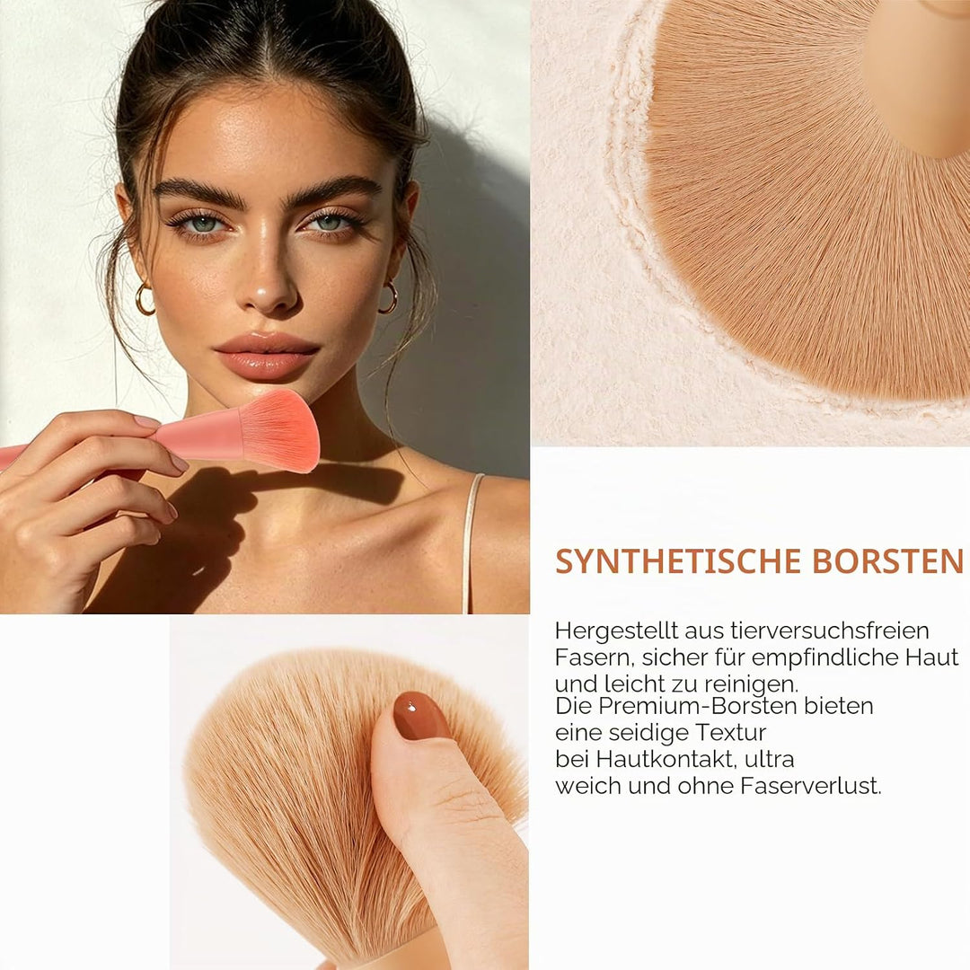 Docolor Pinselset Makeup 39 Stück Mit Tasche, Schwamm und Aufbewahrungstasche, Blender Schwamm & Pin