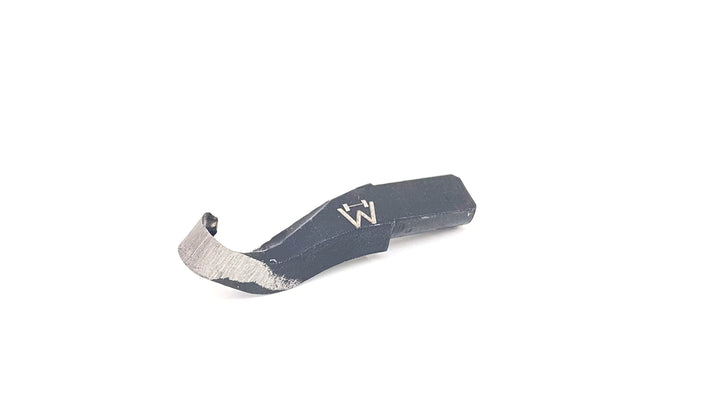 Wiedemann HSS Ausdrehhaken klein gekröpft für Drechsler drechseln, Woodturner Woodturning