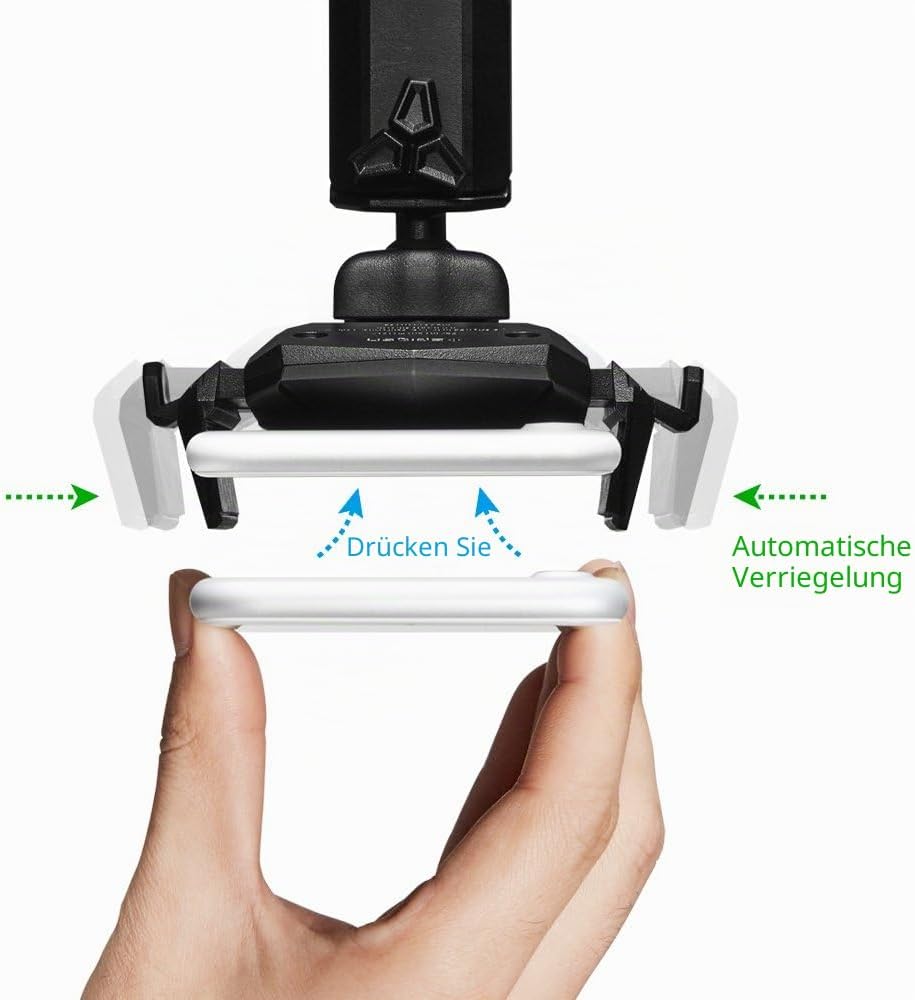 Spigen Kuel TS35(AP12T),Handyhalterung Auto,360 Grad,Ein Hand Bedienung,für Windschutzscheiben und A