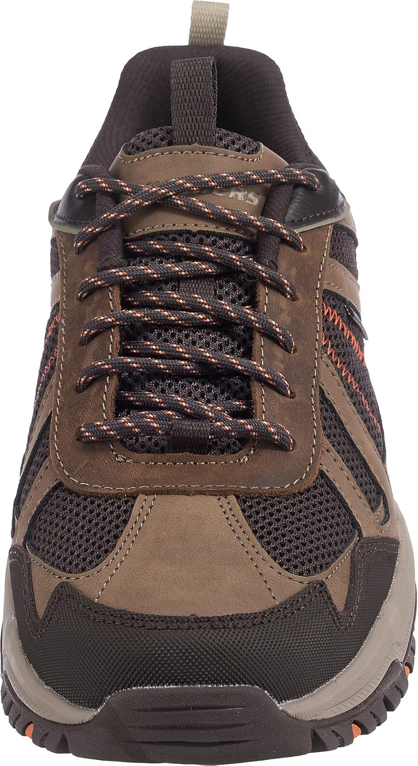 Skechers Herren Arch Fit Dawson Vortego Walking-Schuh 41.5 EU Desert Leather Mesh, 41.5 EU Desert Le