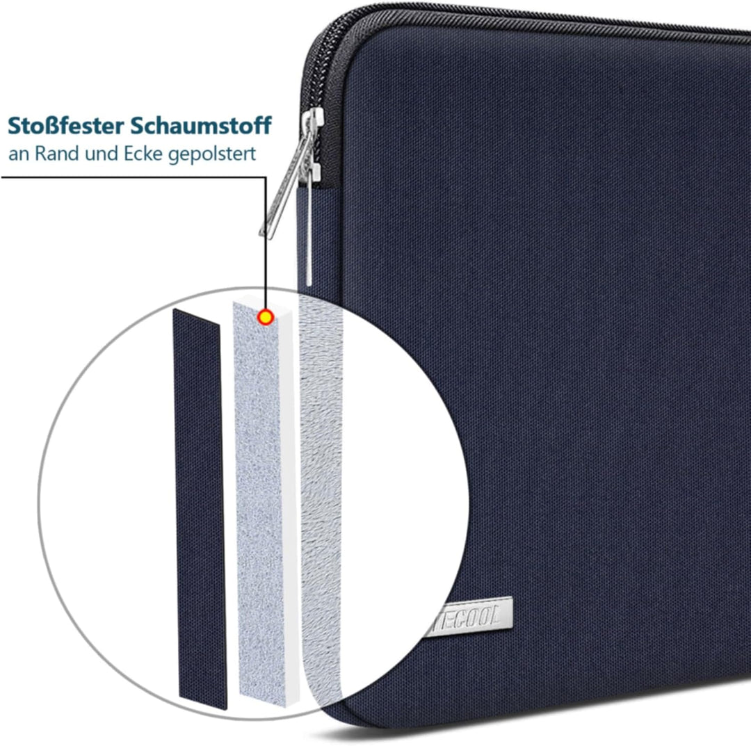 TECOOL Laptop Tasche Hülle für 12,3-13" Surface Pro 11/10/9/8/7/6/5/4,MacBook Air 13.6 M2 M3 M4 A324