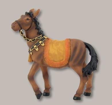 Unbekannt Krippenfiguren Pferd Höhe 10,6cm geeignet für 9-11cm Figuren