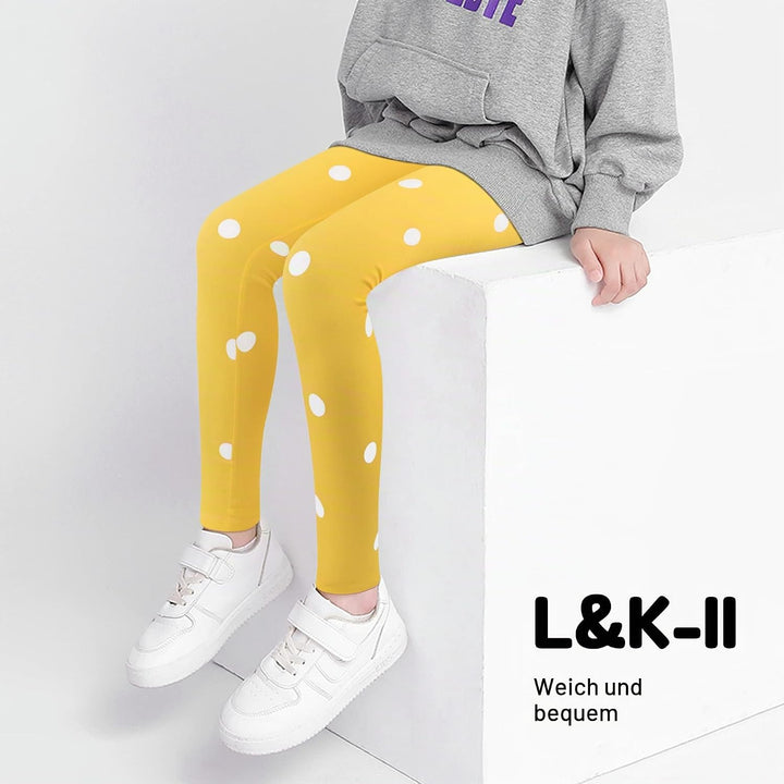 L&amp;K-II 2/3/5er Pack Kinder Leggings Mädchen Tanzhosen Baby Leggings Turnhosen Baumwolle Verschiedene