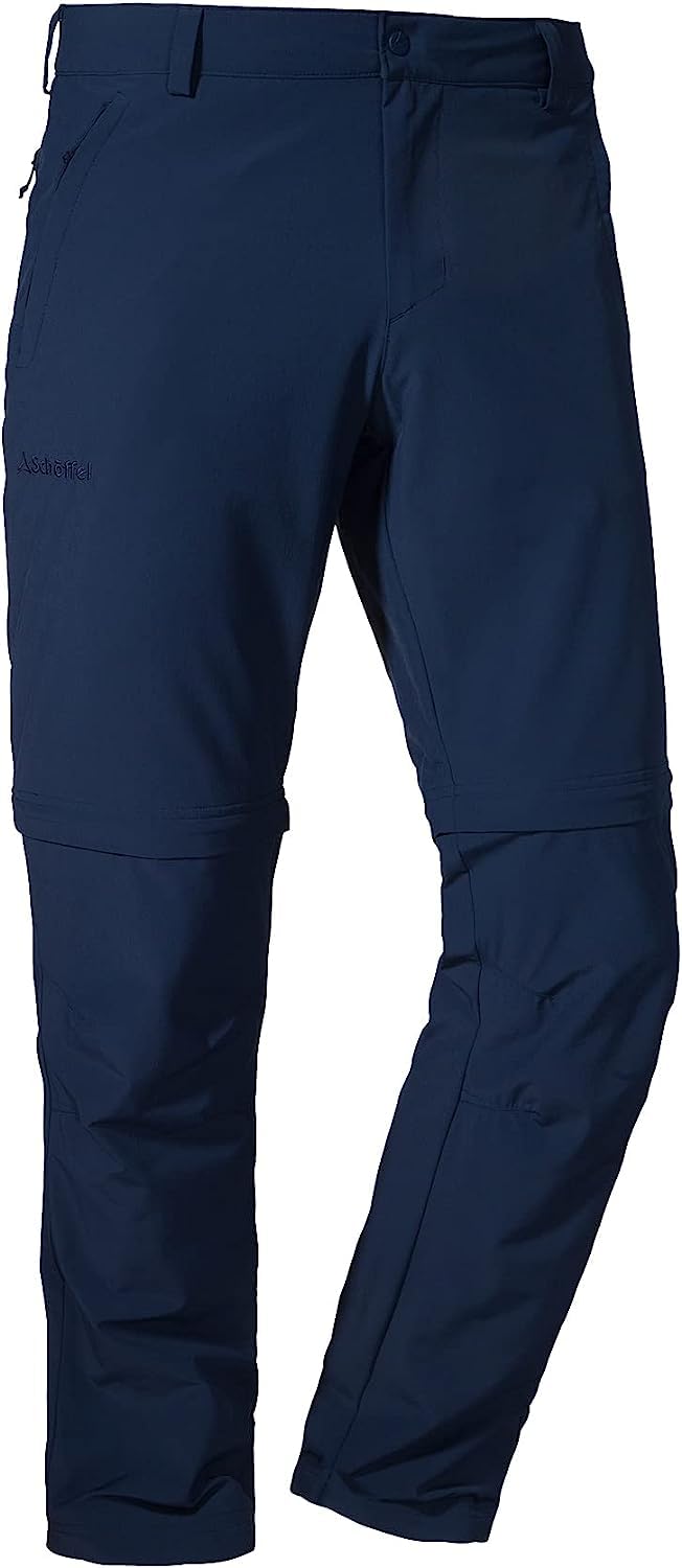 Schöffel Herren Pants Folkstone Zip Off, vielseitige Herren Hose mit Zip-Off Funktion, leichte Wande