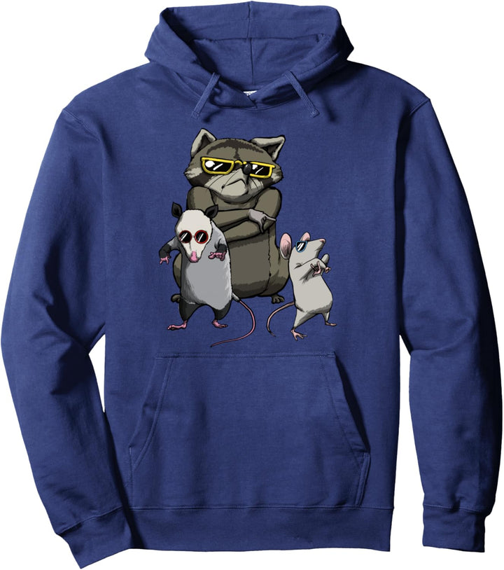 Team Müll Opossum-Waschbär-Ratte, Müllbande der lustigen Pullover Hoodie